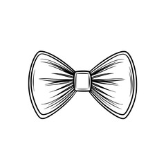 Fototapeta premium Elegant Ribbon Bow Tie Illustration | Clean, isolated vector art for creative projects.