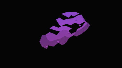 3d rendered illustration of an ice cube