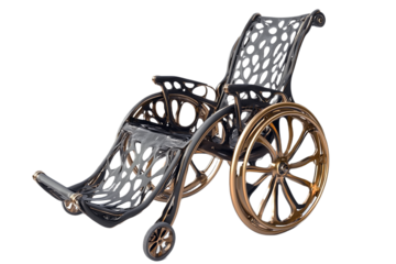 Metal Chair Futuristic Rest