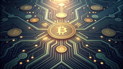 Embedded Circuit Board with Digital Current for Financial Technology