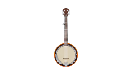 Banjo Isolated on White Background