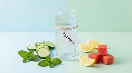 Proper hydration importance for optimal health wellness promoting body function performance through adequate daily water intake fluid balance maintenance lifestyle habit essential nutrition wellbeing