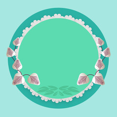 vector illustration of card design background with circles