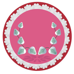 vector illustration of card design background with circles