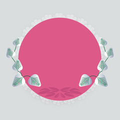 vector illustration of card design background with circles