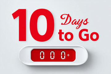 Countdown begins 10 days to go until the big day