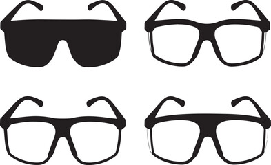 Set Of Sunglasses Vector, Sunglasses Vector