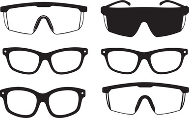 Set Of Sunglasses Vector, Sunglasses Vector