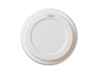 White knob control isolated on transparent background