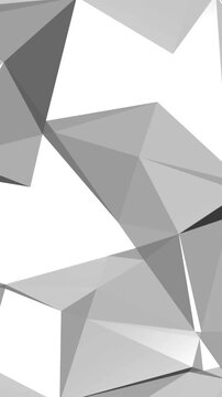 Vivid Polygonal Crystal With Sharp Facets And Contrast, Bright Polyhedral Crystal Background Featuring Angular Edges And Dynamic Shapes