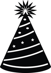 new year party hat vector illustration