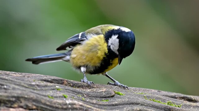 great tit parus major