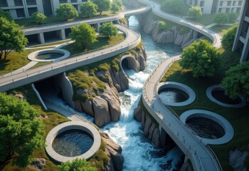 Architectural Marvel Overview of Drainage Solutions in Urban Settings