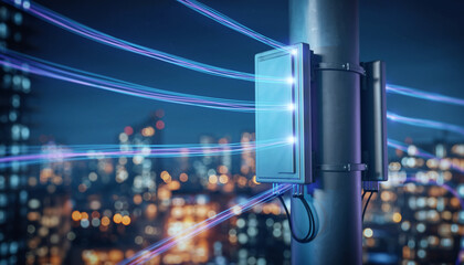 Edge Computing Server Node in Urban Environment at Night