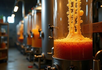 Home Brewing Beer Fermentation Steps Yeast Process Barley Hops Tank Bubble Carbonation Craft