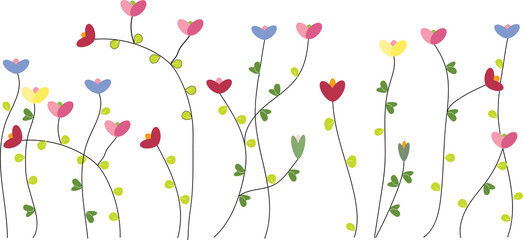 spring flowers background