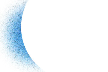 青いグラデーション　白と青のフレーム