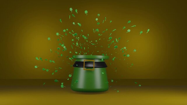 Leaf clover flower flora blossom plant green dolor object hat cap moving saint patrick day st patrick day 17 seventeen day date march month shamrock celtic spring leprechaun saint patrick day fortune