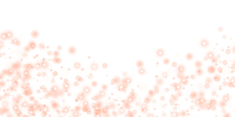 An abstract red background with white smoke creates a festive holiday wallpaper featuring pink hearts and bright snowflakes for a Valentine or Christmas celebration card design