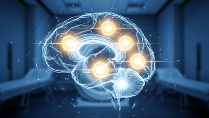 Illuminated neural network