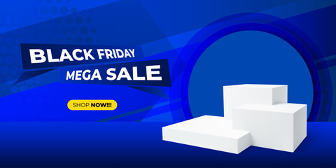 Banner Black Friday Design Sale Promotion Advertising Template Vector EPS