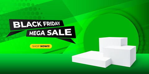 Banner Black Friday Design Sale Promotion Advertising Template Vector EPS