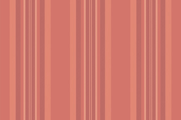 Obraz premium Stripe pattern fabric background, package textile texture lines. King vector seamless vertical stripe in red and orange colors.