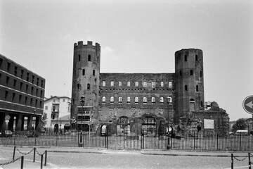 Porta Palatina Palatine Gate in Turin