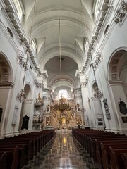 Inside the Carmelite Church in Warsaw