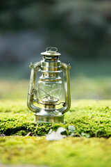 森の中のオイルランタン