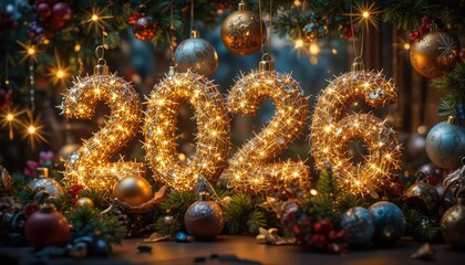 With glittering decorations and joyous expectation, the year 2026 is quickly arriving.