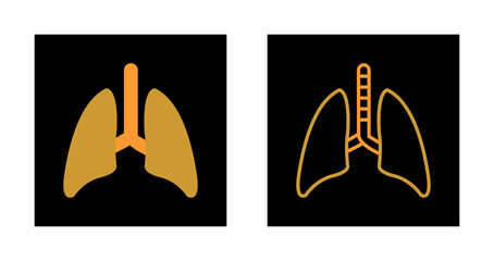 Lung Icon Design
