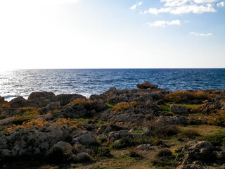 Coastal area in Cyprus near Coral Bay.