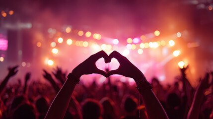 A vibrant crowd of dancing people enjoys a live DJ show under glowing nightclub lights at a high-energy disco music event