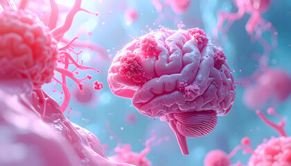 Brain Cancer Illustration