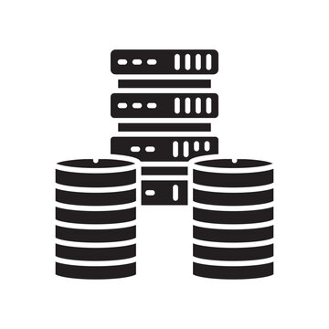 raid setup black line icon. Vector isolated element