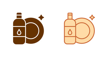 Dishwashing Vector Icon