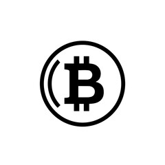 Obraz premium Bitcoin symbol