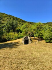 One of the entrances to Claudius' tunnels
