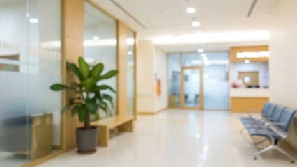 Fototapeta premium modern living roomAbstract blur hospital background