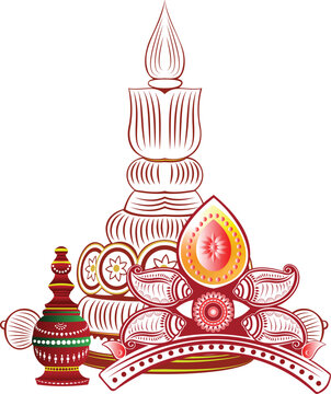 Bengali wedding Mukut and Topor design.