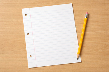 notebook and pencil © Wiwat