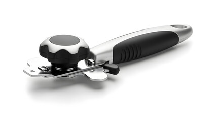 Manual Can Opener with Ergonomic Handle and Easy Grip Rotating Knob for Kitchen Use