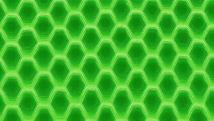Vibrant Green Hexagonal Pattern - A Modern Abstract Design.