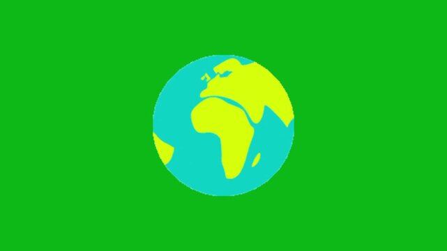 vector illustration of a globe