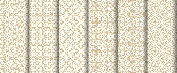 Arabic Islamic Seamless Ornament Pattern Vector