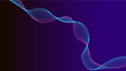 Metallic blue abstract background with spiral circle lines, futuristic technology template, modern and elegant