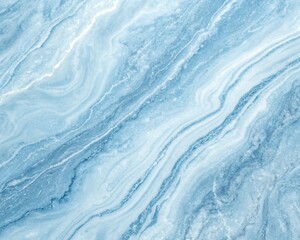 Abstract blue water surface with gentle waves and flowing textures creating a calm ocean-like...