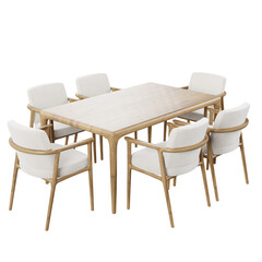 Fototapeta premium dining table and chairs