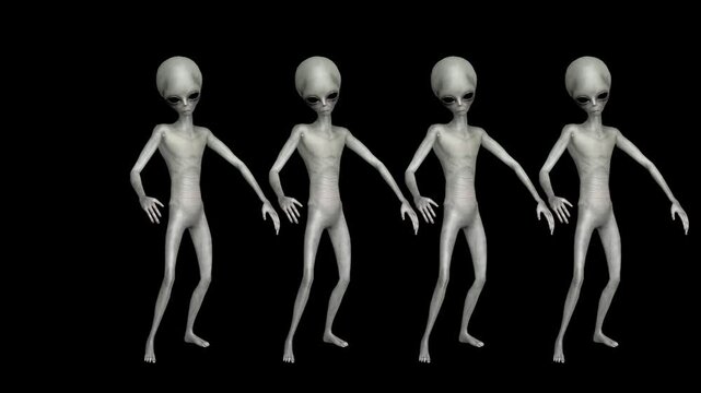 Ultra-Realistic Gray Alien 3D Animation Pack with Advanced Humanoid Gestures, Subtle Motion Psychology, Cinematic Body Language, Precision Movement Loops, Professional-Grade Sci-Fi Character Animation